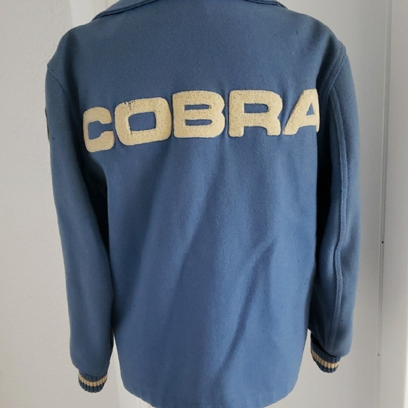 Vintage 60s Whiting Los Angeles Cobra Wool Leather Varsity Jacket Size 38 - Picture 5 of 11